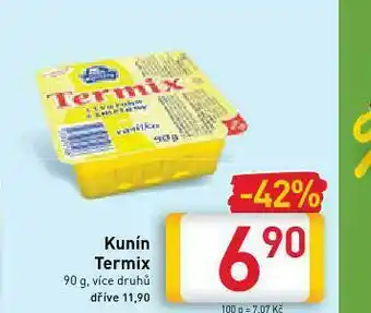Billa Termix kunín nabídka