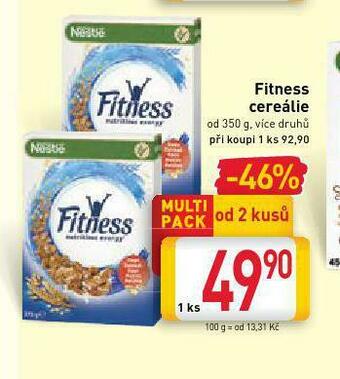 Billa Fitness cereálie nabídka