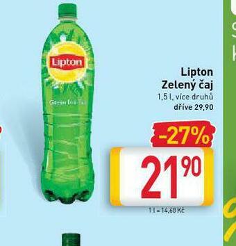 Billa Lipton zelený čaj nabídka