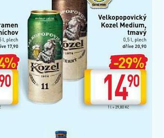 Billa Pivo velkopopovický kozel 11 medium nabídka
