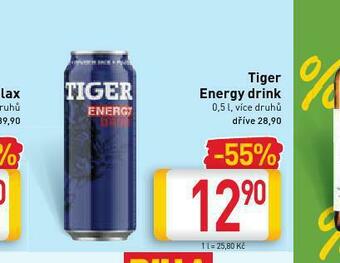 Billa Tiger energy drink nabídka