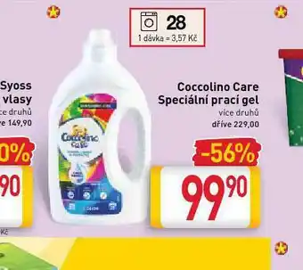 Billa Coccolino care speciální prací prostředek nabídka