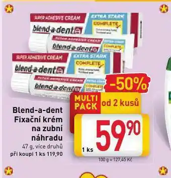 Billa Blena dent krém na zubní náhradu nabídka