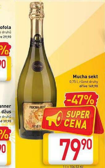 Billa Mucha sekt nabídka