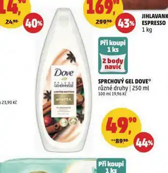Penny Market Dove sprchový gel nabídka