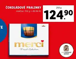Lidl ČOKOLÁDOVÉ PRALINKY nabídka