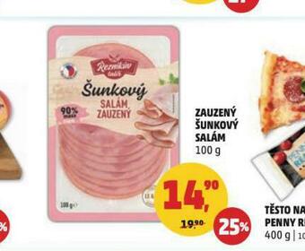 Penny Market Zauzený šunkový salám nabídka