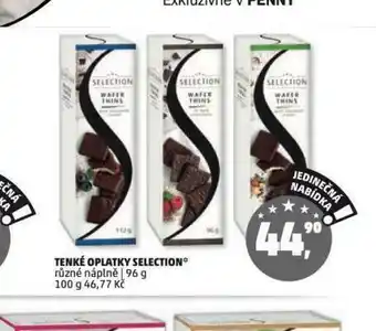 Penny Market Tentké oplatky selection nabídka