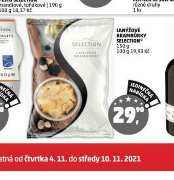 Penny Market Lanýžové brambůrky selection nabídka