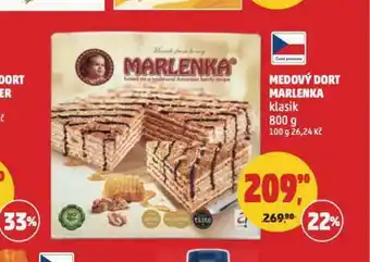 Penny Market Marlenka medový dort nabídka