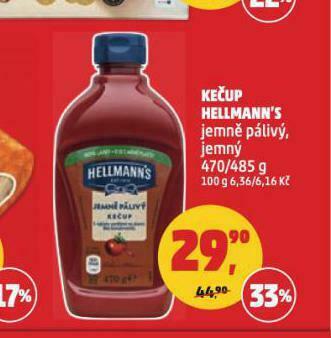 Penny Market Hellmann´s kečup nabídka