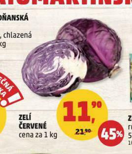 Penny Market Zelí červené nabídka