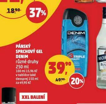 Penny Market Denim pánský sprchový gel nabídka