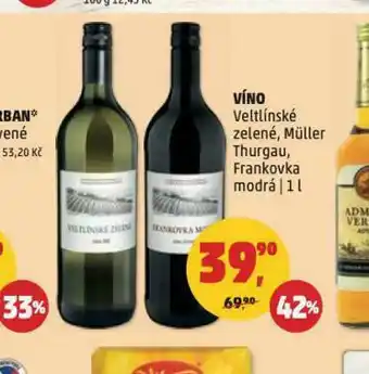 Penny Market Mladé víno müller thurgau nabídka