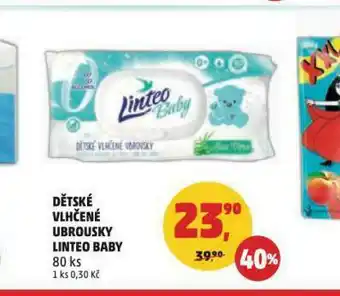 Penny Market Linteo vlhčené ubrousky baby nabídka