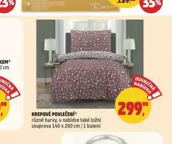 Penny Market Krepové povlečení nabídka