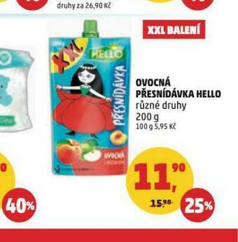 Hello ovocná přesnídávka