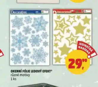 Penny Market Okenní fólie ledový efekt nabídka