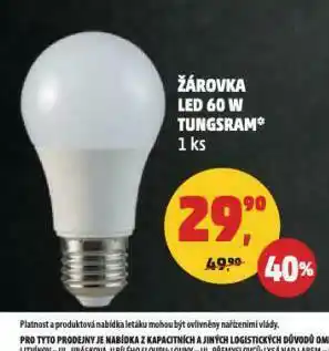 Penny Market Žárovka led 60 w nabídka