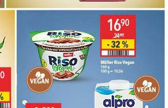 Globus Müller riso vegan nabídka