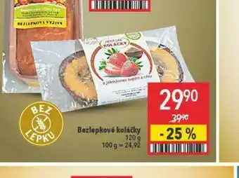 Bezlepkové koláčky