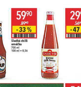 Globus Sladká chilli omáčka nabídka