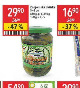Globus Znojemská okurka nabídka