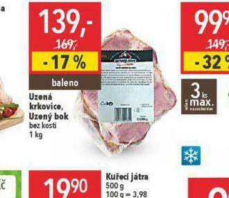 Globus Uzená krkovice nabídka
