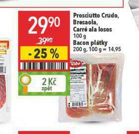 Globus Prosciutto crudo nabídka