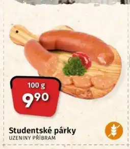 Coop Studentské párky nabídka