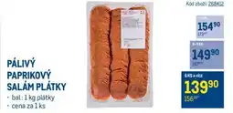 Makro PÁLIVÝ PAPRIKOVÝ SALÁM PLÁTKY nabídka