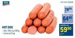 Makro HOT DOG nabídka