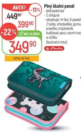 Globus Plný školní penál nabídka