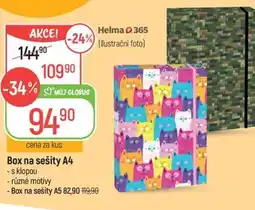 Globus Box na sešity A4 nabídka