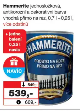 Barvy a laky drogerie Hammerite nabídka