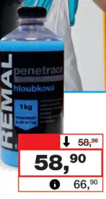 Barvy a laky drogerie REMAL Penetrace hloubková 1 kg nabídka