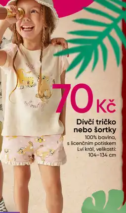 Pepco Dívčí tričko nebo šortky nabídka