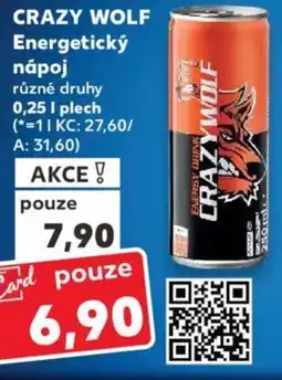 Kaufland CRAZY WOLF Energetický парој nabídka