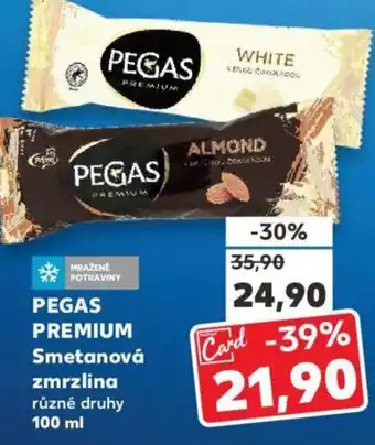 Kaufland PEGAS PREMIUM Smetanová zmrzlina nabídka