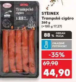 Kaufland STEINEX Trampské cigáro nabídka