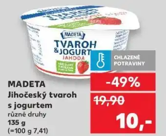 Kaufland MADETA Jihočeský tvaroh s jogurtem nabídka