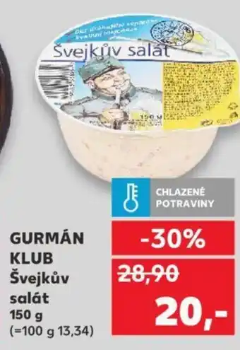 Kaufland GURMÁN KLUB Švejkův salát nabídka