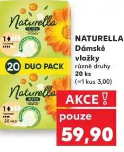 Kaufland NATURELLA Dámské vložky nabídka
