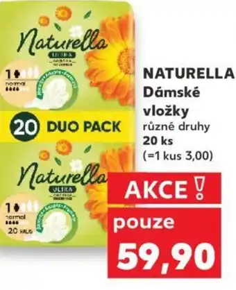 Kaufland NATURELLA Dámské vložky nabídka