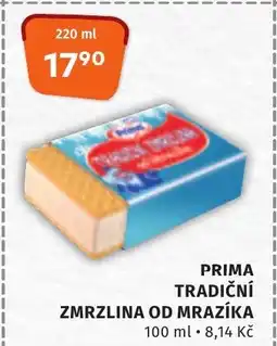 Terno PRIMA TRADIČNÍ ZMRZLINA OD MRAZÍKA nabídka