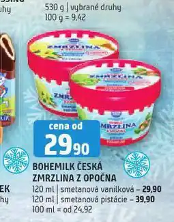 Terno Bohemilk česká zmrzlina z opočna nabídka