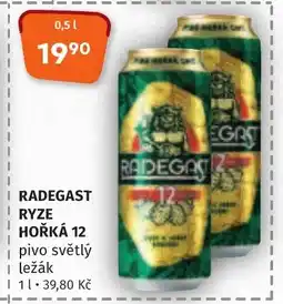 Trefa RADEGAST RYZE HOŘKÁ 12 nabídka