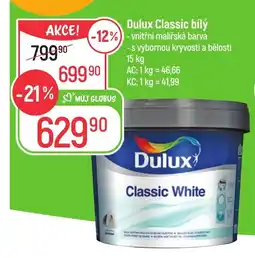 Globus Dulux Classic bílý nabídka