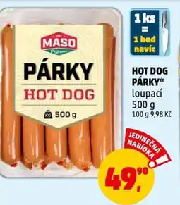 Penny Market HOT DOG PÁRKY nabídka