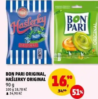 Penny Market BON PARI ORIGINAL, HAŠLERKY ORIGINAL nabídka